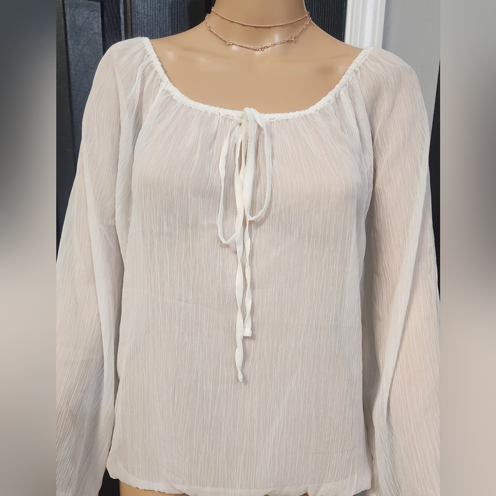 SHEER TOP BY MUDD LARGE